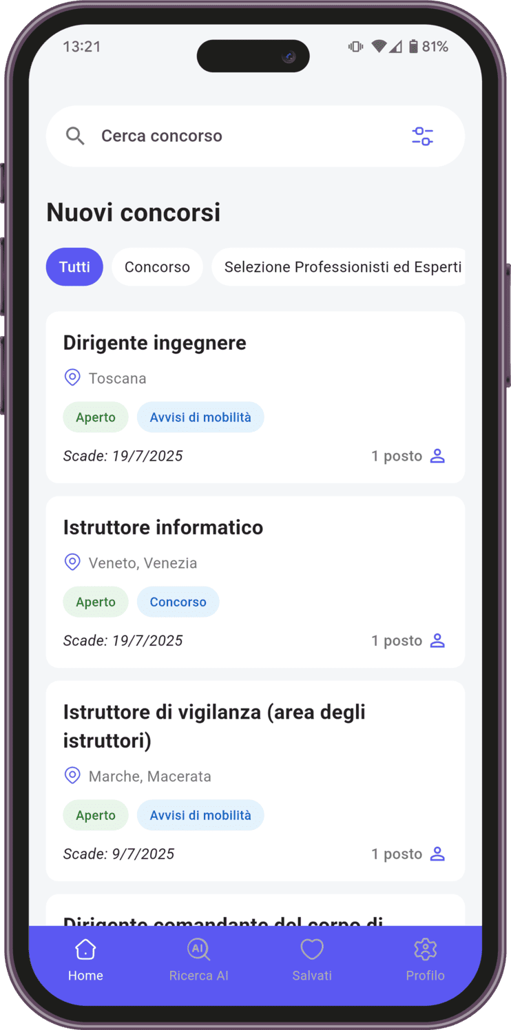 ConcorsAi App Screenshot